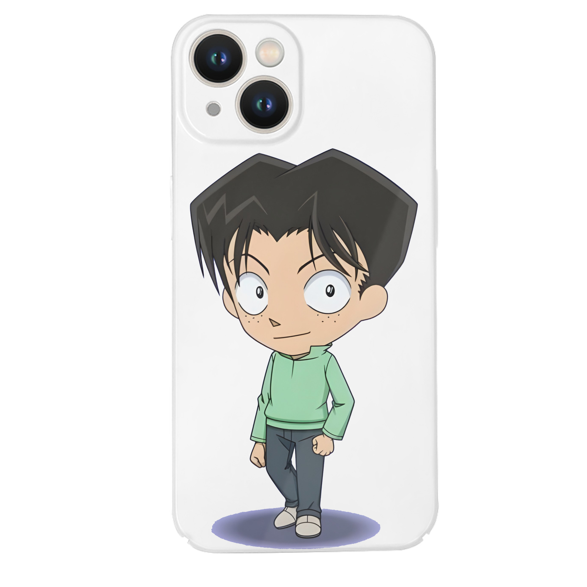 （画像用） 名探偵コナン 円谷 光彦 つぶらや みつひこ Detective Conan Mitch Tennyson 【iPhone 14シリーズ対応】ハードケース